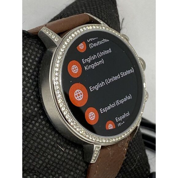 Fossil Gen 4 Authentic Digital Dial Smart Watch Custom Band FTW6013 LT402 - Picture 5 of 12